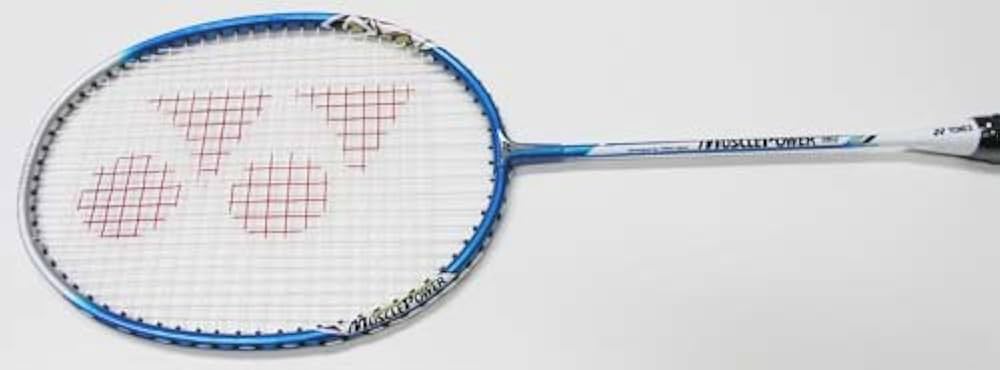 Amazon | Yonex Muscle Power 2バドミントンラケット White/Blue 1 Amazon | Yonex Muscle Power 2バドミントンラケット White/Blue 1